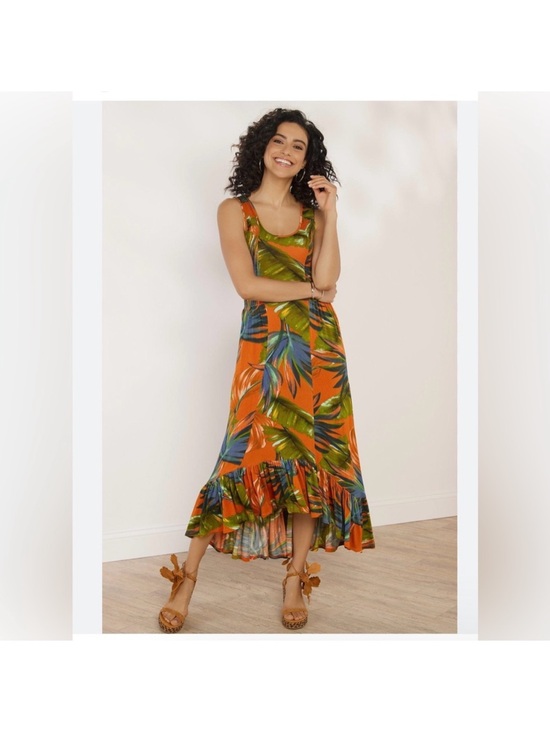Soft Surroundings Dresses & Skirts - Soft Surroundings Fabiana floral sleeveless dress high-low size large